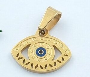 Dije ojo turco gold 16mm