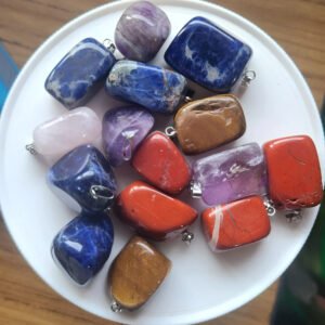 Dije piedra natural irregular de alta calidad
