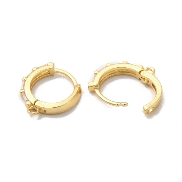 Par brisuras para aros laminadas oro 18k/goldfilled - Imagen 2