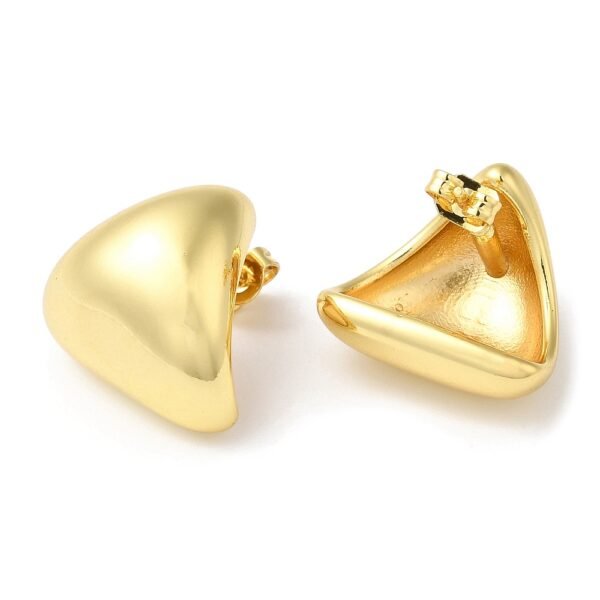Aros triangulares laminados oro 18k/goldfilled