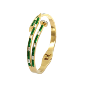 Pulsera esclava luxe verde