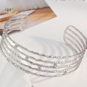 Pulsera esclava abierta lineal