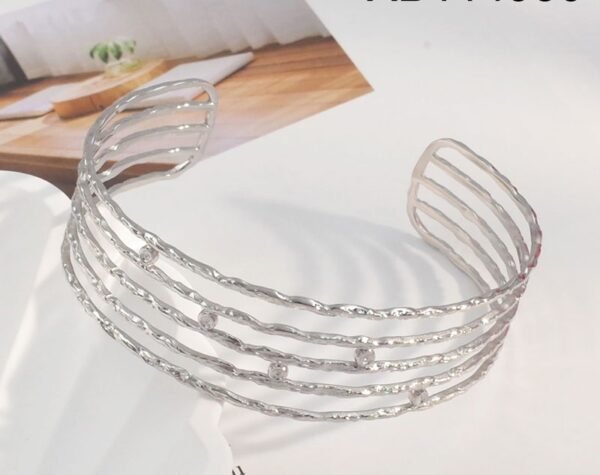 Pulsera esclava abierta lineal