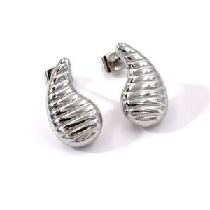 Aros mini drops rayas (18mm)