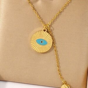 Collar ojo celeste