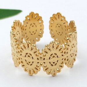 Anillo calado abierto #7
