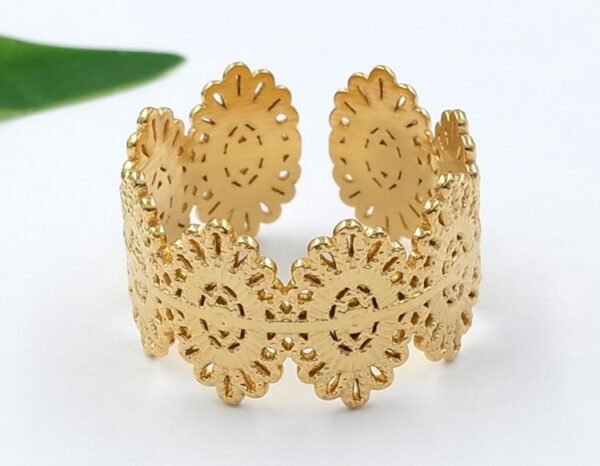 Anillo calado abierto #7
