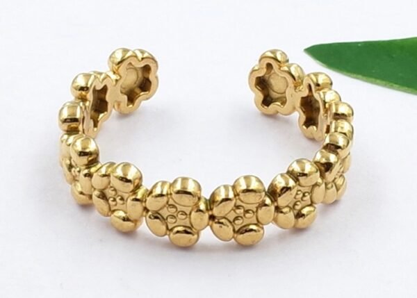 Anillo flowers (talle 7) - Imagen 2