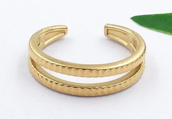 Anillo doble (talle 7)