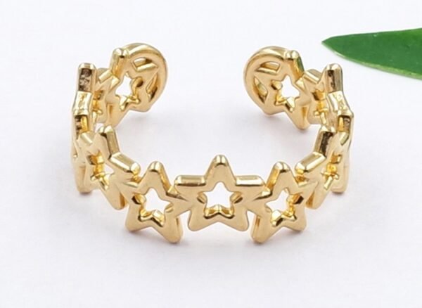 Anillo estrellas (talle 7) - Imagen 2