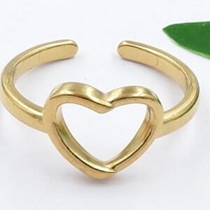Anillo corazón (talle 7)