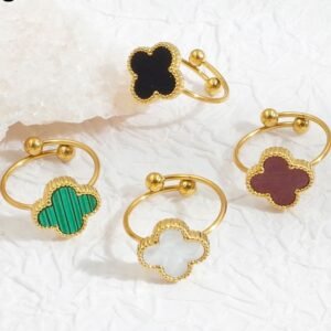 Anillo flor #7 (variedad de colores)