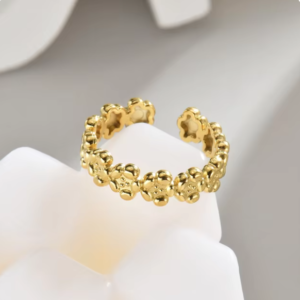 Anillo flowers (talle 7)