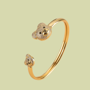 Pulsera esclava ositos con microcircones