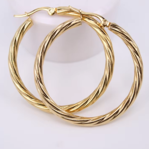 Aros torzados 4cm