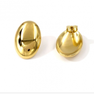 Aros ovales golden 23mm