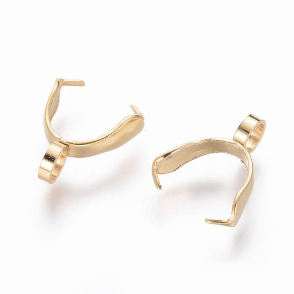 DROPS DORADOS DE ACERO 11X3MM