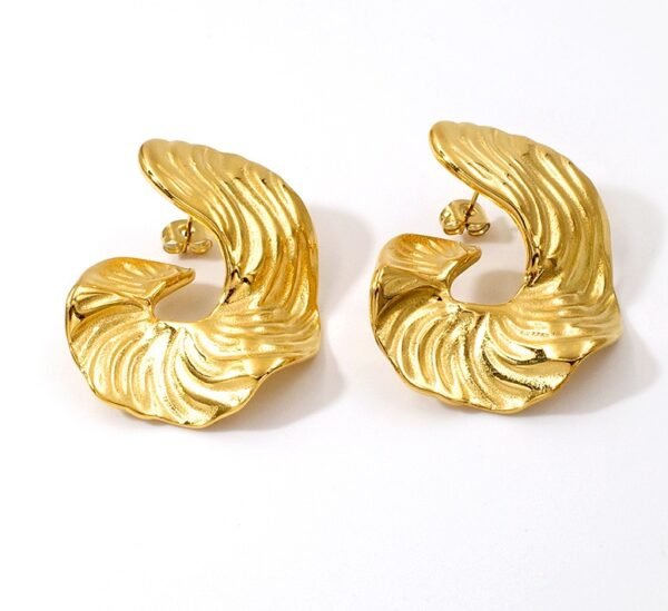 Aros remolino dorados - Imagen 2
