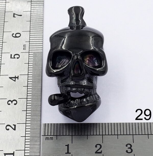 Dije calavera negra