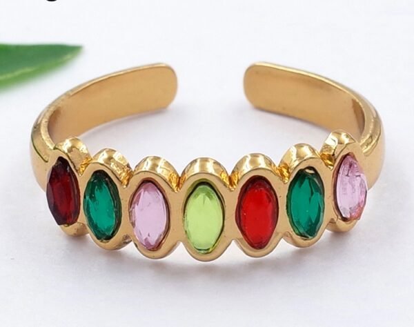 Anillo arcoiris (talle 7)