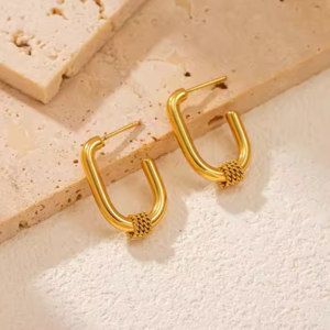Aros semiargollas con forma C