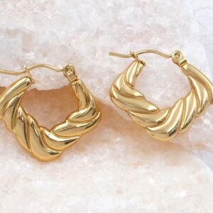 Aros rombos con rayas