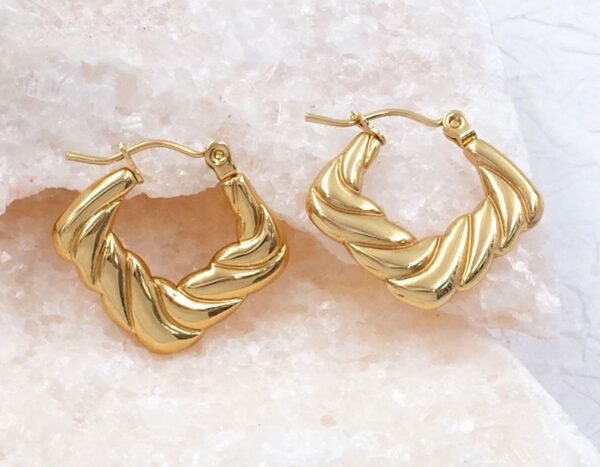 Aros rombos con rayas