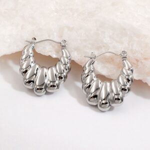 Aros Olivia plateados