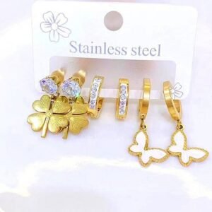 Cartón set de 3 pares de aros