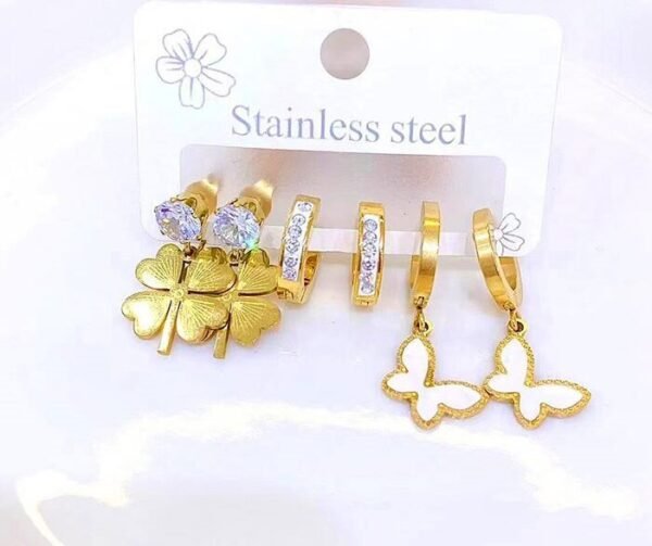 Cartón set de 3 pares de aros