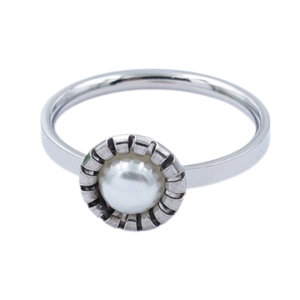 Anillo plateado sunny