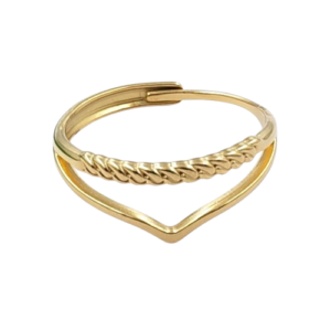 Anillo forma V