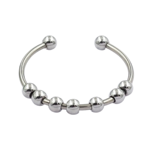 Anillo bolitas giratorias (talle 7)