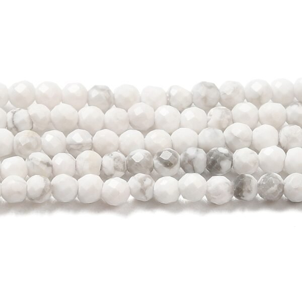 Tira facetada piedra natural howlite