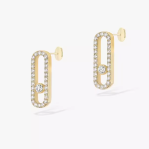Aros forma clip con circones
