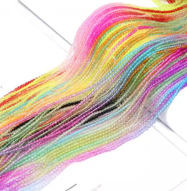 Tira de cristal 2mm colores en degradé