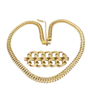 Collar cubano doble