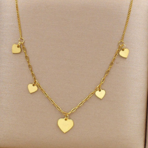 Collar corazones
