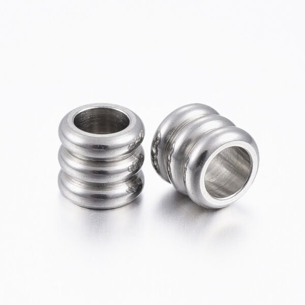 SEPARADOR 3 ANILLOS 5X4,5MM ACERO 201 POR 10 UNIDADES