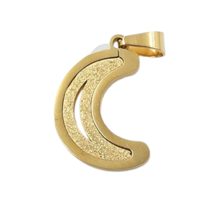 Dije dorado luna