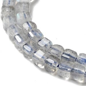 Tira cúbica piedra natural labradorita grado AAA