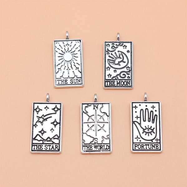 Colgantes cartas de tarot (pack 5 unidades)