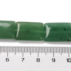 Tira de piedra natural aventurina verde rectángulo