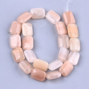 Tira piedra natural aventurina rosa rectángulo