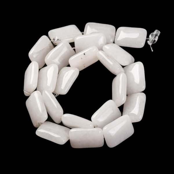 Tira de piedra natural Jade blanco rectángulo - Imagen 2