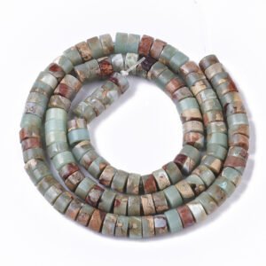 Tira piedra natural jaspe aqua terra disco