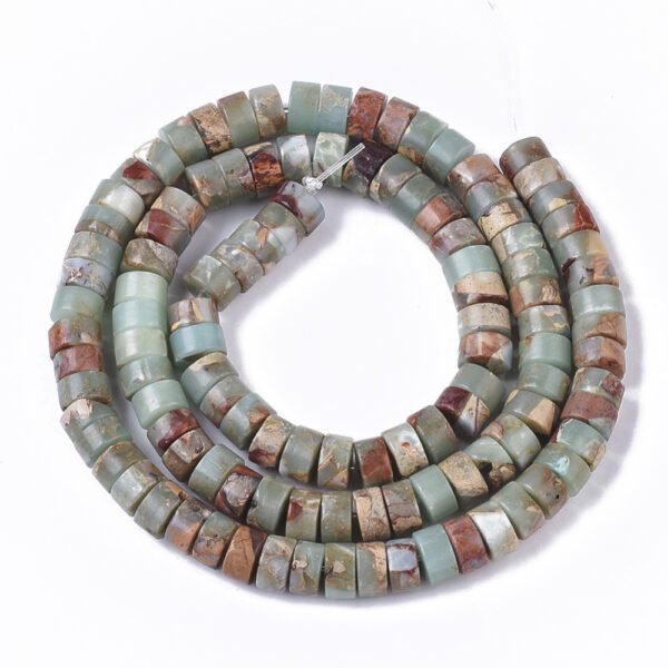 Tira piedra natural jaspe aqua terra disco