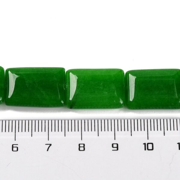 Tira de piedra natural jade verde rectángulo