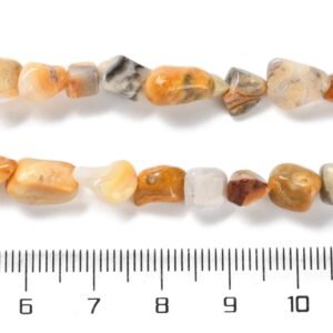 Tira de piedra natural ágata loca cuentas irregulares
