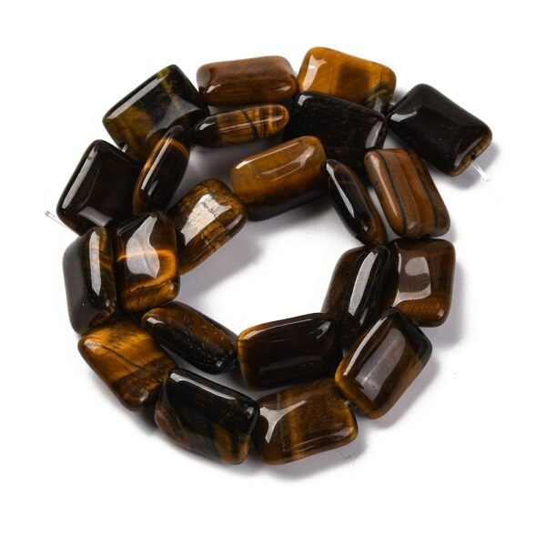 Tira de piedra natural ojo de tigre rectángulo - Imagen 2